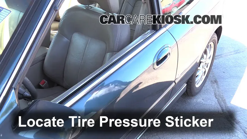 1999 Acura CL Premium 3.0L V6 Tires & Wheels Check Tire Pressure